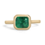 2.2 Carat Emerald Statement | 14K White Gold | A Classic Statement - Image 6