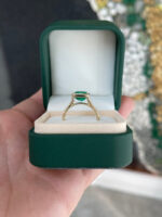2.2 Carat Emerald Statement | 14K White Gold | A Classic Statement