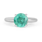 2.24 Carat Emerald Diamond Ring | 14K White Gold | Everyday Royalty - Image 4