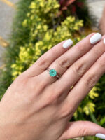 2.24 Carat Emerald Diamond Ring | 14K White Gold | Everyday Royalty - Image 7