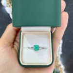 2.24 Carat Emerald Diamond Ring | 14K White Gold | Everyday Royalty