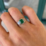 2.25 Carat Emerald Diamond Ring | 14K White Gold | Quiet Power | Signature
