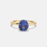 2.26 Carat Oval Statement | Royal Blue Sapphire | 14K White Gold | Quiet Power - Image 3