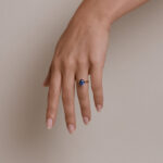2.26 Carat Oval Statement | Royal Blue Sapphire | 14K White Gold | Quiet Power
