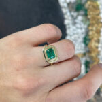 2.3 Carat Emerald Statement | 14K Yellow Gold | A Classic Statement