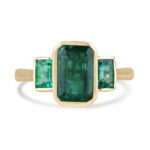 2.3 Carat Emerald Diamond Ring | 14K White Gold | Modern Nobility - Image 2
