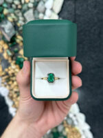 2.32 Carat Emerald Statement | 14K White Gold | Quiet Power - Image 2