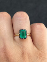 2.32 Carat Emerald Statement | 14K White Gold | Quiet Power - Image 5
