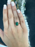 2.32 Carat Emerald Statement | 14K White Gold | Quiet Power - Image 6