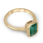 2.35 Carat Emerald Diamond Ring | 14K White Gold | A Classic Statement - Image 2