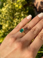 2.35 Carat Emerald Diamond Ring | 14K White Gold | A Classic Statement - Image 4