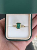 2.35 Carat Emerald Diamond Ring | 14K White Gold | A Classic Statement - Image 5