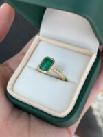 2.35 Carat Emerald Diamond Ring | 14K White Gold | A Classic Statement - Image 6