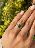 2.35 Carat Emerald Diamond Ring | 14K White Gold | A Classic Statement - Image 8
