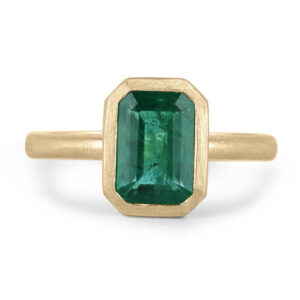 2.35 Carat Emerald Diamond Ring | 14K White Gold | A Classic Statement