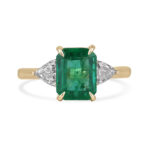 2.37 Carat Emerald Diamond Ring | SI | 14K White Gold | A Classic Statement - Image 2