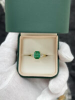 2.37 Carat Emerald Diamond Ring | SI | 14K White Gold | A Classic Statement - Image 4