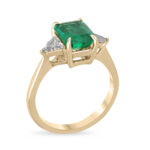 2.37 Carat Emerald Diamond Ring | SI | 14K White Gold | A Classic Statement