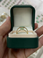 2.4 Carat Emerald Diamond Ring | 14K White Gold | A Classic Statement - Image 3