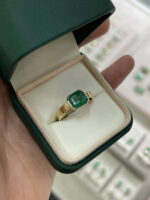 2.4 Carat Emerald Diamond Ring | 14K White Gold | A Classic Statement - Image 4