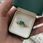 2.4 Carat Emerald Diamond Ring | 14K White Gold | A Classic Statement