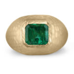 2.43 Carat Emerald Diamond Ring | SI | 14K White Gold | A Classic Statement - Image 2