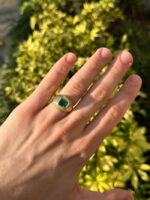 2.43 Carat Emerald Diamond Ring | SI | 14K White Gold | A Classic Statement - Image 5