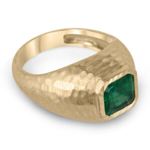 2.43 Carat Emerald Diamond Ring | SI | 14K White Gold | A Classic Statement