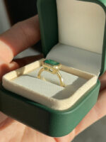 2.48 Carat Emerald Statement | 14K White Gold | Quiet Power | Signature - Image 6