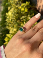 2.48 Carat Emerald Statement | 14K White Gold | Quiet Power | Signature - Image 9