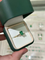 2.5 Carat Emerald Diamond Ring | 14K White Gold | Modern Nobility - Image 6