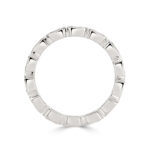 2.5 Carat Emerald Band | 18K White Gold | Everyday Royalty | Heirloom - Image 3