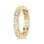 2.5 Carat Emerald Band | 18K Yellow Gold | Everyday Royalty | Signature - Image 2