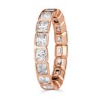 2.53 Carat Radiant Band | Brilliant White | 18K Rose Gold | Quiet Power | Modern Classic - Image 3