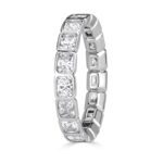 2.53 Carat Radiant Band | Brilliant White | 18K White Gold | A Classic Statement | Heirloom - Image 3