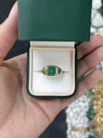 2.63 Carat Emerald Diamond Ring | 18K White Gold | A Classic Statement - Image 3