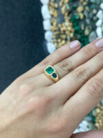 2.63 Carat Emerald Diamond Ring | 18K White Gold | A Classic Statement - Image 5