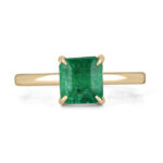 2.65 Carat Emerald Diamond Ring | 14K White Gold | Effortless Elegance