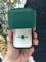 2.66 Carat Emerald Diamond Ring | 14K White Gold | Effortless Elegance - Image 3