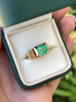 2.66 Carat Emerald Statement | 14K White Gold | Everyday Royalty - Image 2