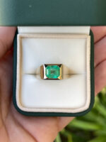 2.66 Carat Emerald Statement | 14K White Gold | Everyday Royalty - Image 4