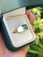 2.66 Carat Emerald Statement | 14K White Gold | Everyday Royalty - Image 5