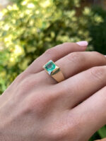2.66 Carat Emerald Statement | 14K White Gold | Everyday Royalty - Image 6