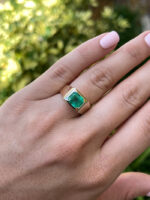 2.66 Carat Emerald Statement | 14K White Gold | Everyday Royalty - Image 7