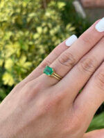 2.68 Carat Emerald Statement | 18K White Gold | Quiet Power | Signature - Image 3