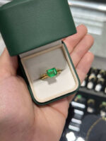 2.68 Carat Emerald Statement | 18K White Gold | Quiet Power | Signature - Image 4