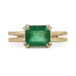 2.68 Carat Emerald Statement | 18K White Gold | Quiet Power | Signature