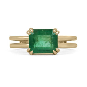 2.68 Carat Emerald Statement | 18K White Gold | Quiet Power | Signature