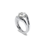 2.7 Carat Round Brilliant Statement | Brilliant White | 14K White Gold | A Classic Statement - Image 2