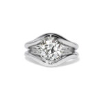 2.7 Carat Round Brilliant Statement | Brilliant White | 14K White Gold | A Classic Statement